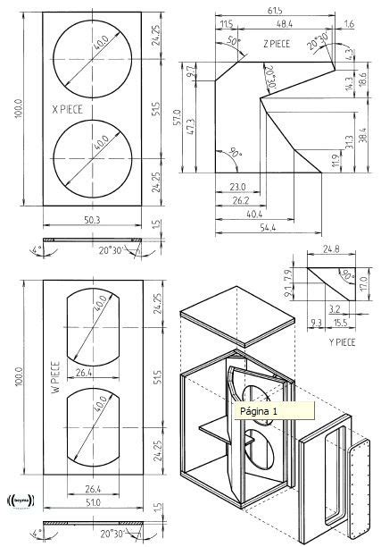 Planos Para Armar Bafles Y Cajas Acusticas Descargar Gratis Planos De