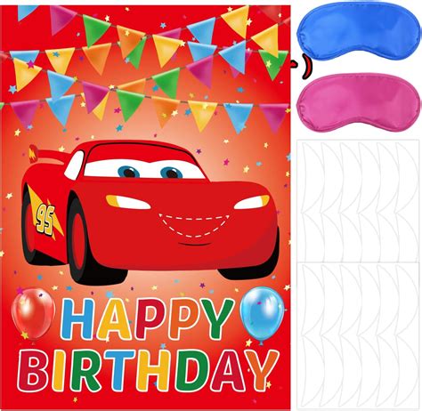 Amazon Lightning Cars Mcqueen Birthday Party Supplies Birthday