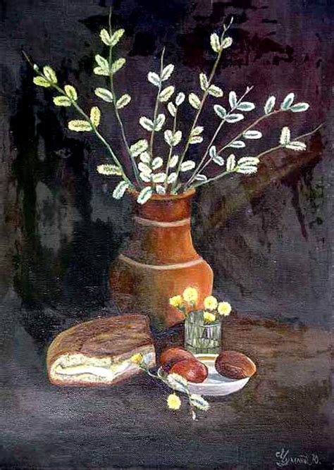 Вербное воскресенье в живописи. | Картины, Рисунки, Натюрморт