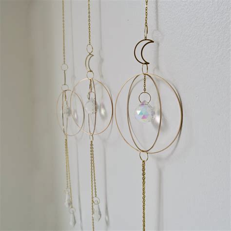 Geometric Lunar Suncatcher Ascend Crystals Salem