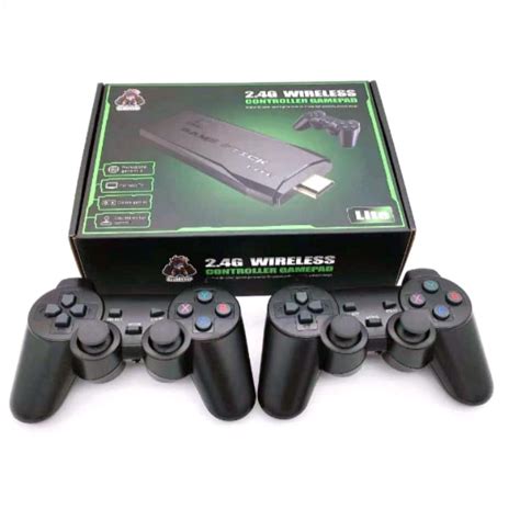 Video Game Stick Retro 4K 10 Mil Jogos 64GB 2 Controles Sem Fio MAME