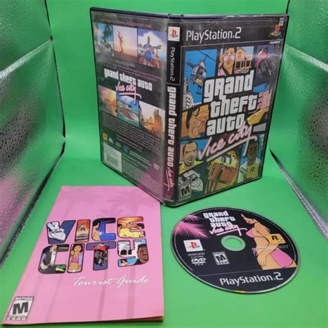 GRAND THEFT AUTO Vice City Playstation 2 PS2 NO MAP 7 99 PicClick CA