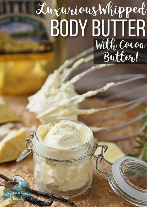 Cocoa Butter Body Butter Recipe Our Blog Wildly Organic Homemade