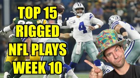 Top Most Rigged Nfl Plays Week Youtube