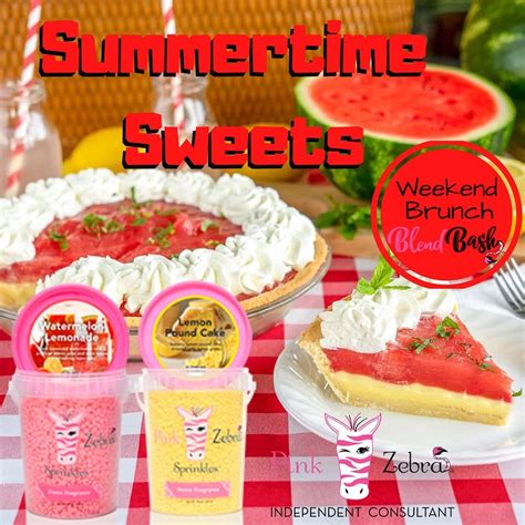 Summertime Sweets Pink Zebra Recipes Pink Zebra Sprinkles Sprinkles