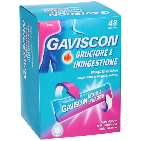 Gaviscon Bruciore E Indigestione Sospensione Orale Bustine X Ml