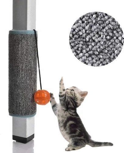 Emily Pets Cat Kitten Scratcher Post Claws Mat Pad With Bells