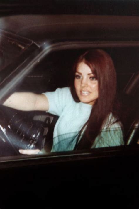 35 Candid Photographs Of Priscilla Presley Driving Her Cars Taken By