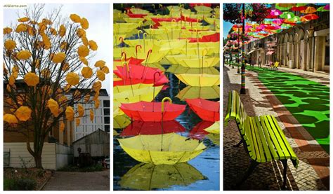 23 Incredible Umbrella Art Installations