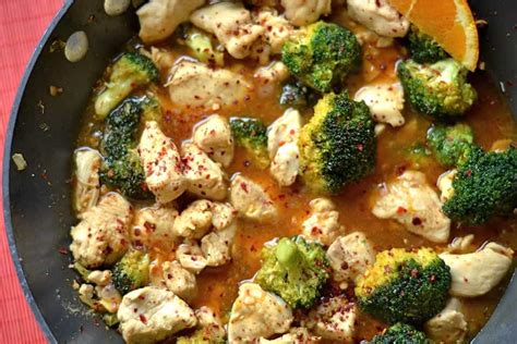 Orange Chicken And Broccoli Stir Fry Wholesomelicious