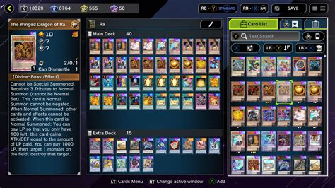 Winged Dragon Of Ra Deck Post Passage Of The Sun R Masterduel