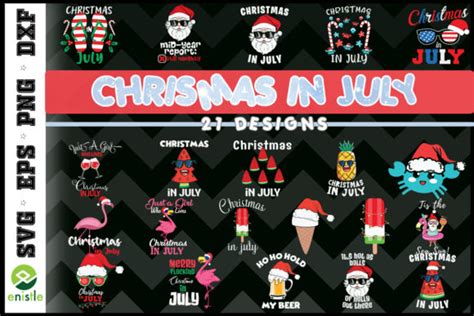 Christmas In July Bundle Svg Graphic Graphic By Enistle Creative