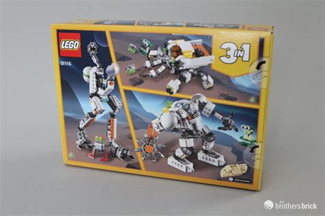 Exploring Other Worlds With Lego Creator 3 In 1 31115 Space Mining Mech