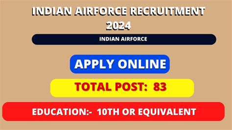 Indian Airforce Recruitment Apply Online Various Post Vacancy