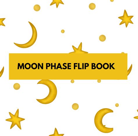 Moon Phase Flip Book Printable » SKrafty