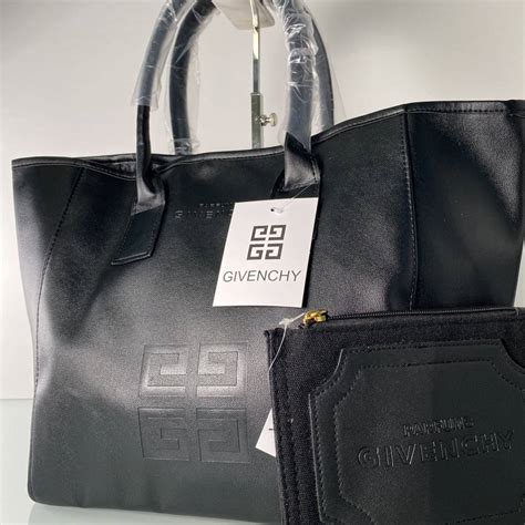 【未使用】1円 【未使用】 ジバンシー Givenchy メンズ ビジネスバッグ トートバッグ ショルダー カバン ポーチ付き A4 通勤