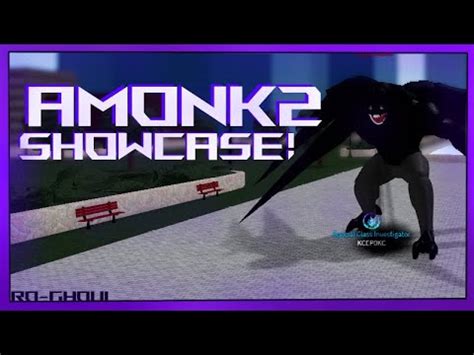 AmonK2 Showcase Roblox Ro Ghoul Обзор на новое кагуне АмонК2