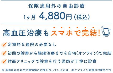 【高血圧】のオンライン診療 クリニックフォア