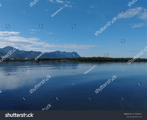 natural panorama city pangkep indonesia  stock photo
