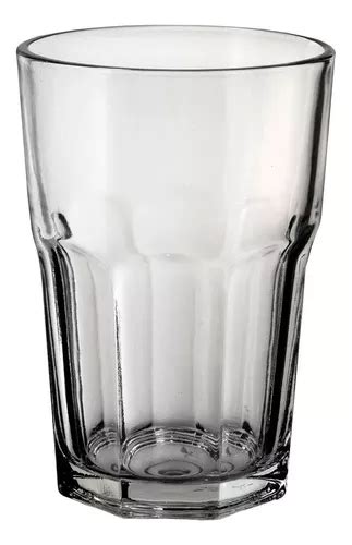 Vaso Bar Resto Facetado Durax X12 Cerveza Alto Gaseosa 400cc