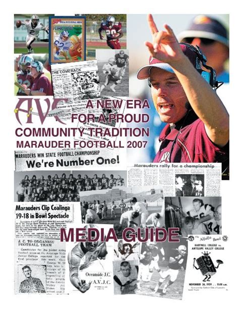 Football Media Guide - Antelope Valley College Marauder Athletics