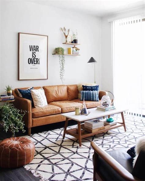 Masculine Mid Century Modern Living Room