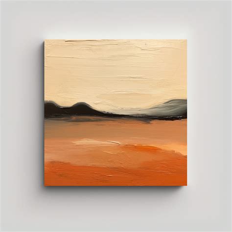 Cuadro Lienzo Minimalista Paisaje Desierto Decocuadros