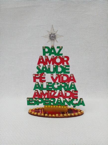 Mini Árvore de Natal dos Desejos Elo7 Produtos Especiais