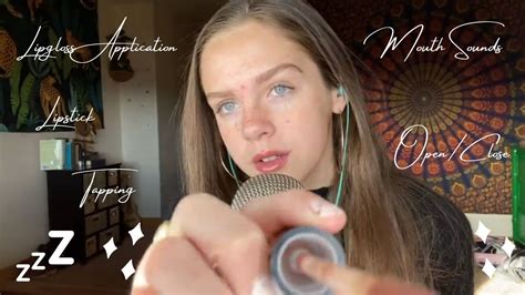 Gracie K Asmr Lipgloss Application Part Compilation Tingly Mouth