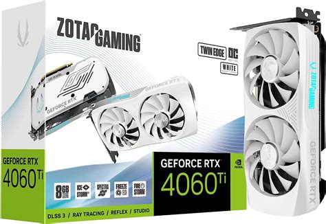 Zotac Gaming Geforce Rtx Ti Gb Twin Edge Oc White Edition Dlss