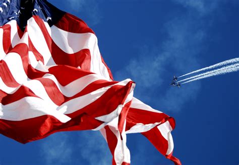 United States Flag Flying