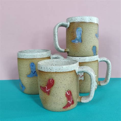 Ceramic Mug Set Etsy