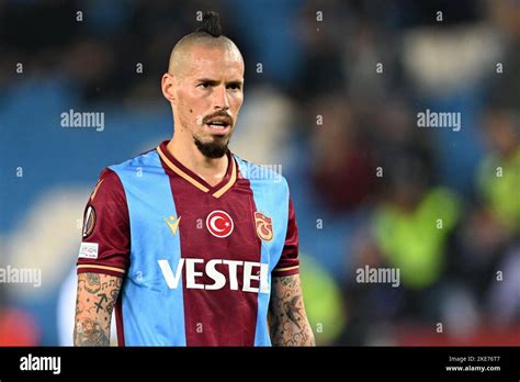 Trabzon Marek Hamsik Of Trabzonspor As During The Uefa Europa League