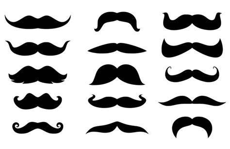 Mustache Pack - Etsy | Mustache drawing, Types of mustaches, Moustache