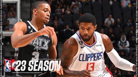 La Clippers Vs San Antonio Spurs Full Game Highlights November