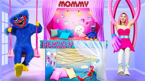 Quỷ Mẹ Chân Dài Và Huggy Wuggy Xây Căn Phòng Bí Mật Nếu Poppy Playtime Có Ngoài Đời Thật Youtube