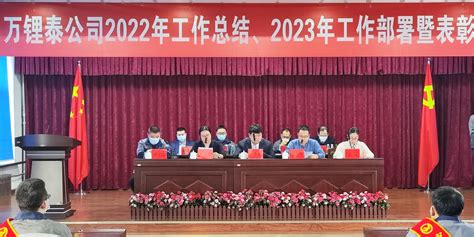 奋楫扬帆 赓续前行万锂泰2022年度总结暨表彰大会隆重举行万锂泰股份