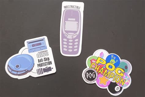 90s Aesthetic Stickers Set 90s Nostalgia Stickers Nokia Etsy