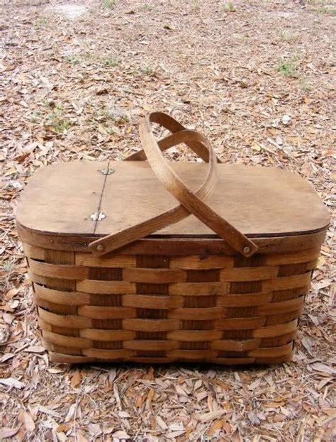 West Rindge Picnic Basket Pie Carrier Vintage Typography West Rindge Nh