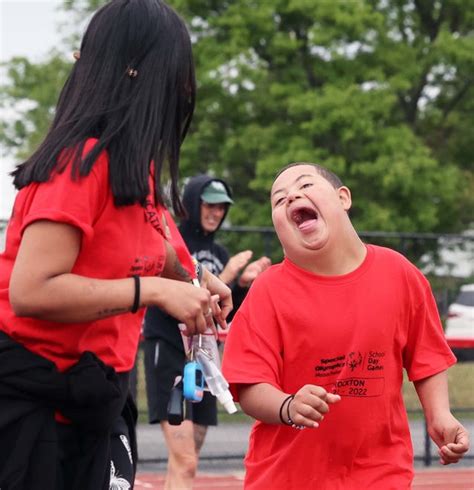 Athletes Compete In 2022 Brockton Special Olympics At Marciano Stadium