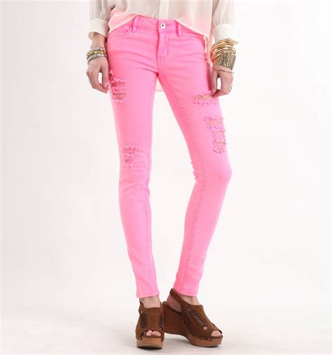 I M Pretty Sure These Jeans Are Awesome Colored Skinny Jeans Pink Skinny Jeans Skinny Jeans