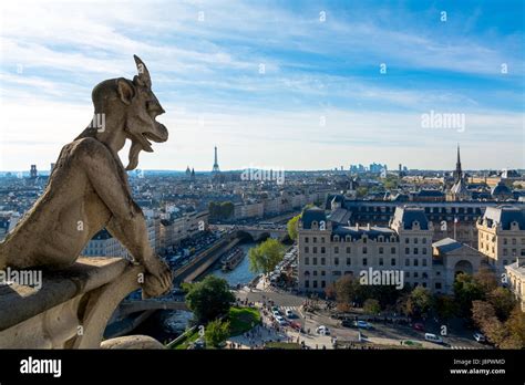 Gargoyle of the Notre Dame Cathedral, Paris, France Stock Photo - Alamy