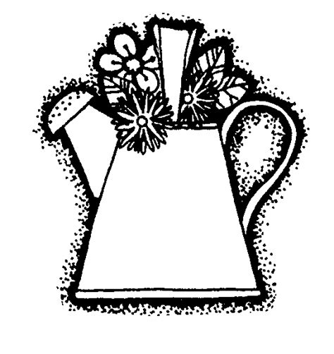 Free Watering Can Clip Art Black And White, Download Free Watering Can ...