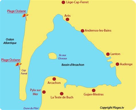 Carte D Arcachon Voyage Carte Plan