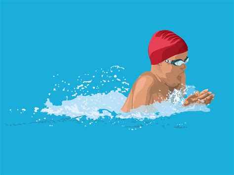 Swimming Breaststroke Vector