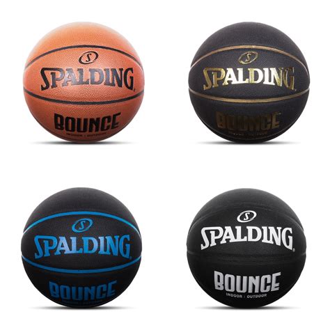 Spalding 籃球 Bounce 斯伯丁 室內外通用 耐磨 黏手感 系籃 合成皮 任選 多色 【acs】 蝦皮購物