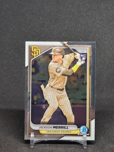 Jackson Merrill Bowman Chrome Rookie Card Ebay