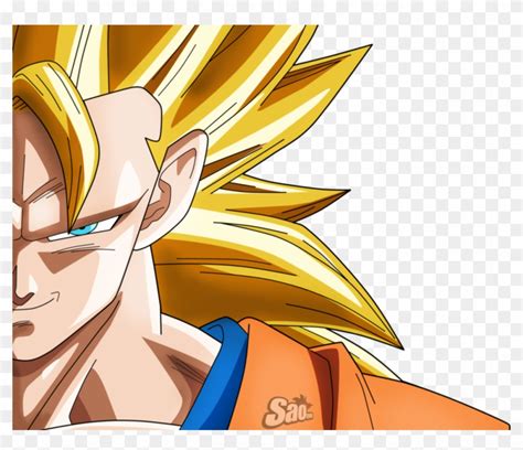 Super Saiyan Goku Face, HD Png Download - 990x807(#4438473) - PngFind