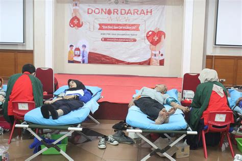 Ksr Pmi Usahid Dan Pmi Unit Jaksel Adakan Kegiatan Donor Darah