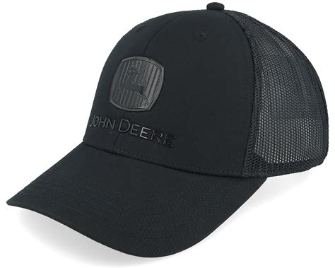 Liquid Chrome Black Trucker - John Deere cap | Hatstoreworld.com